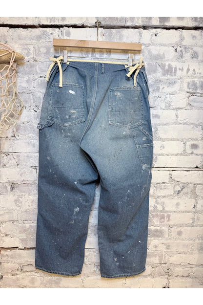 Customized Side Open Panter Pants - Denim