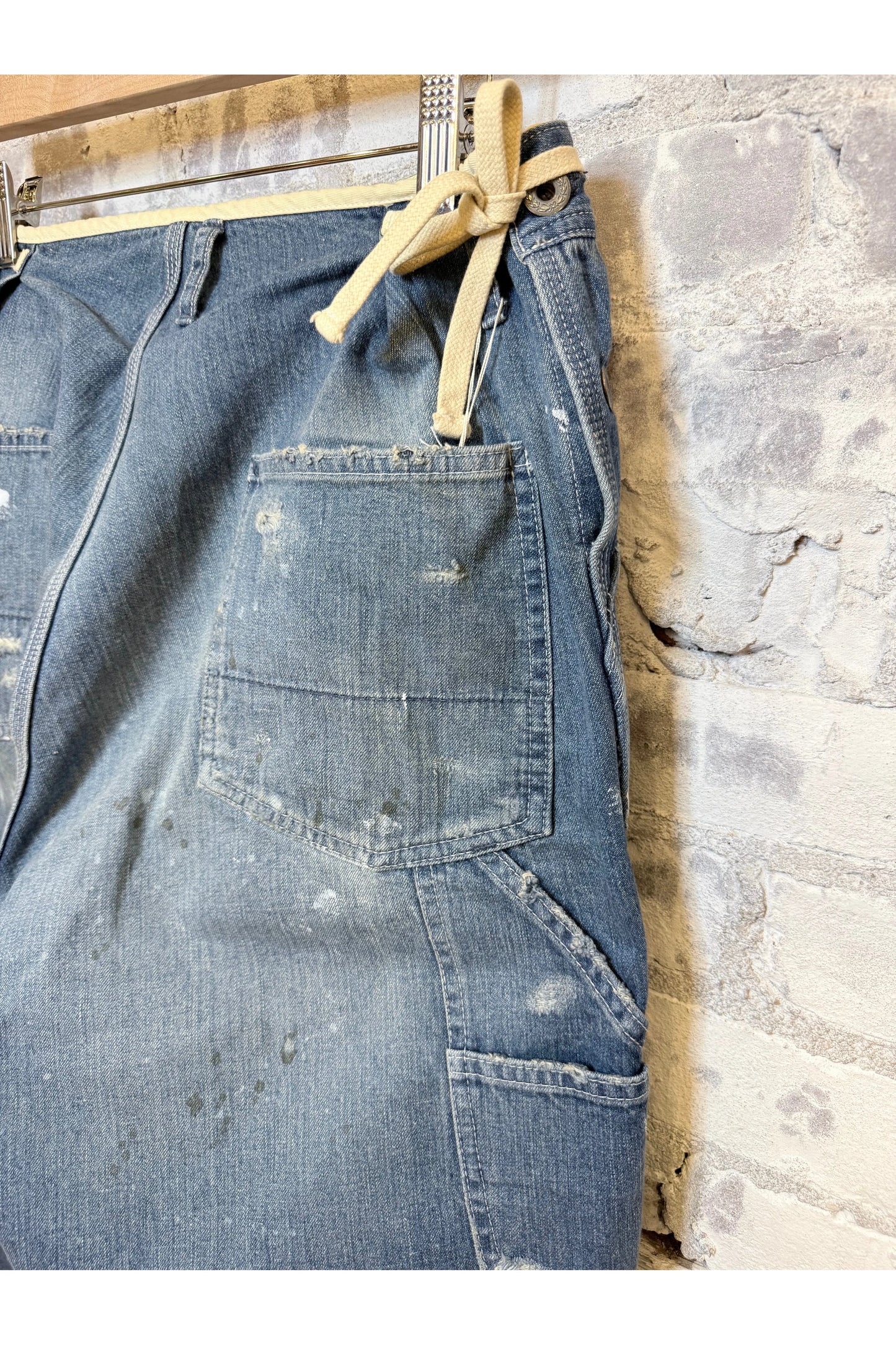 Customized Side Open Panter Pants - Denim