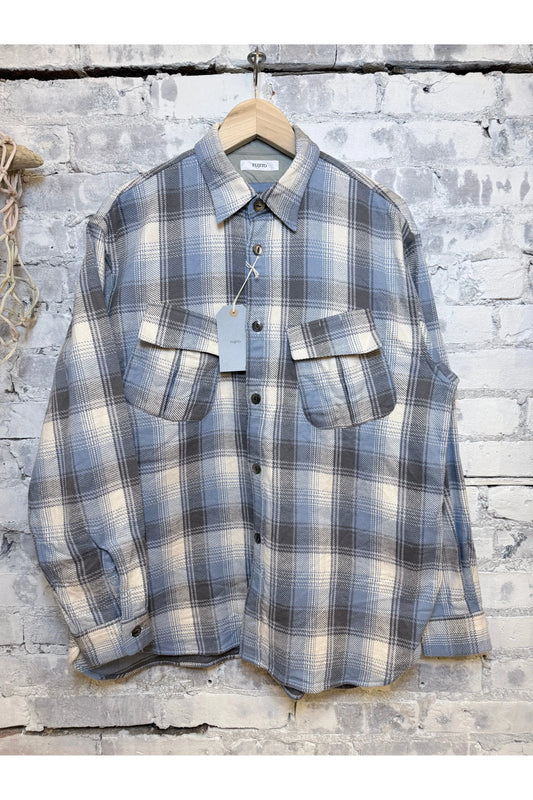 Fatigue Flannel Shirt - Blue Check