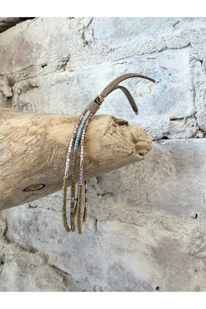 JR01 Carmel Triple Strand Bracelet