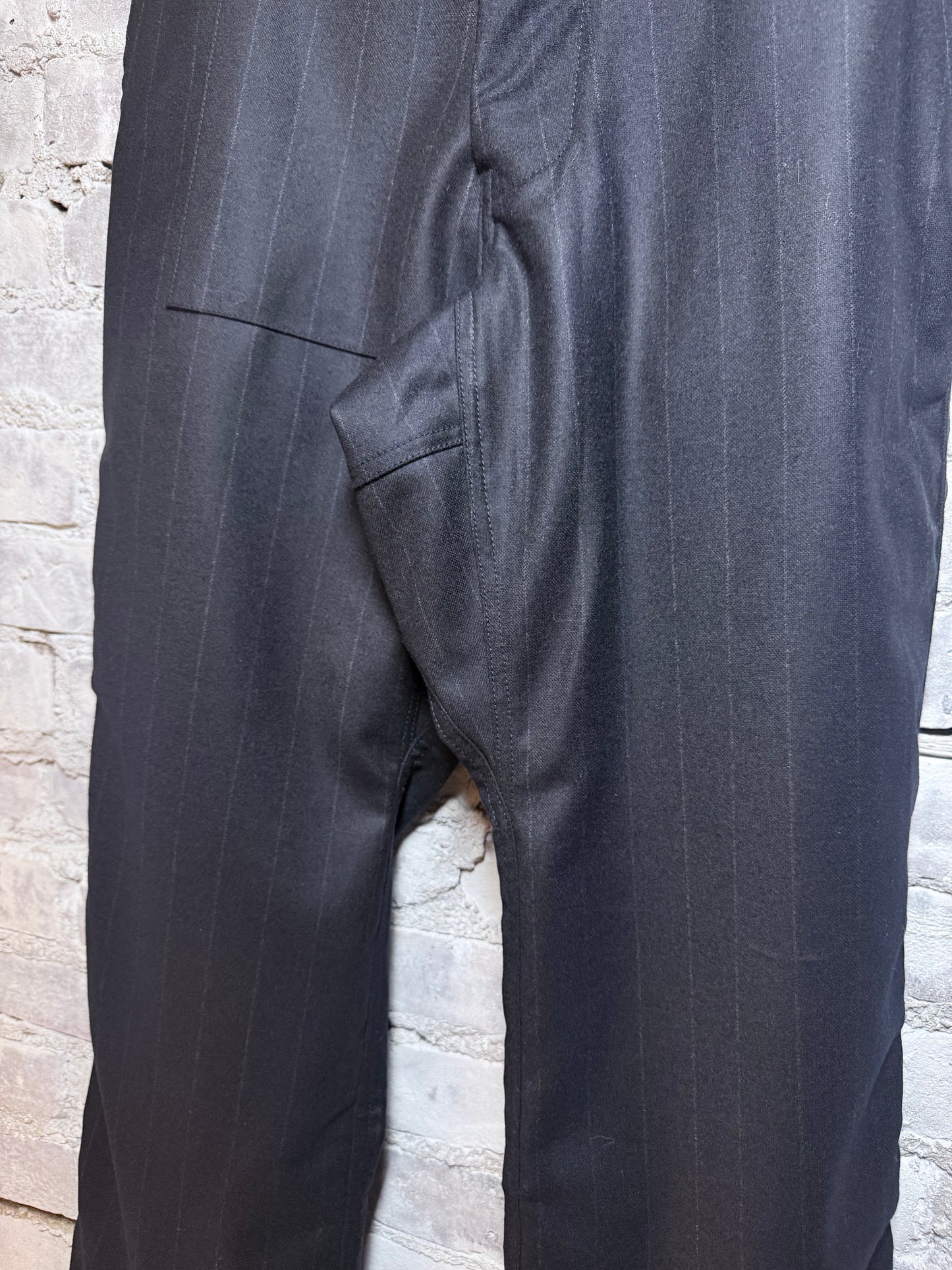 FAVOLAMOVE CASHMERE BLEND FRENCH SAILOR PANT - Deeply Navy