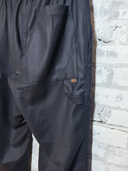 FAVOLAMOVE CASHMERE BLEND FRENCH SAILOR PANT - Deeply Navy