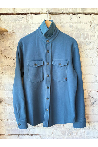 Pique Fleece Workshirt - Dark Marine