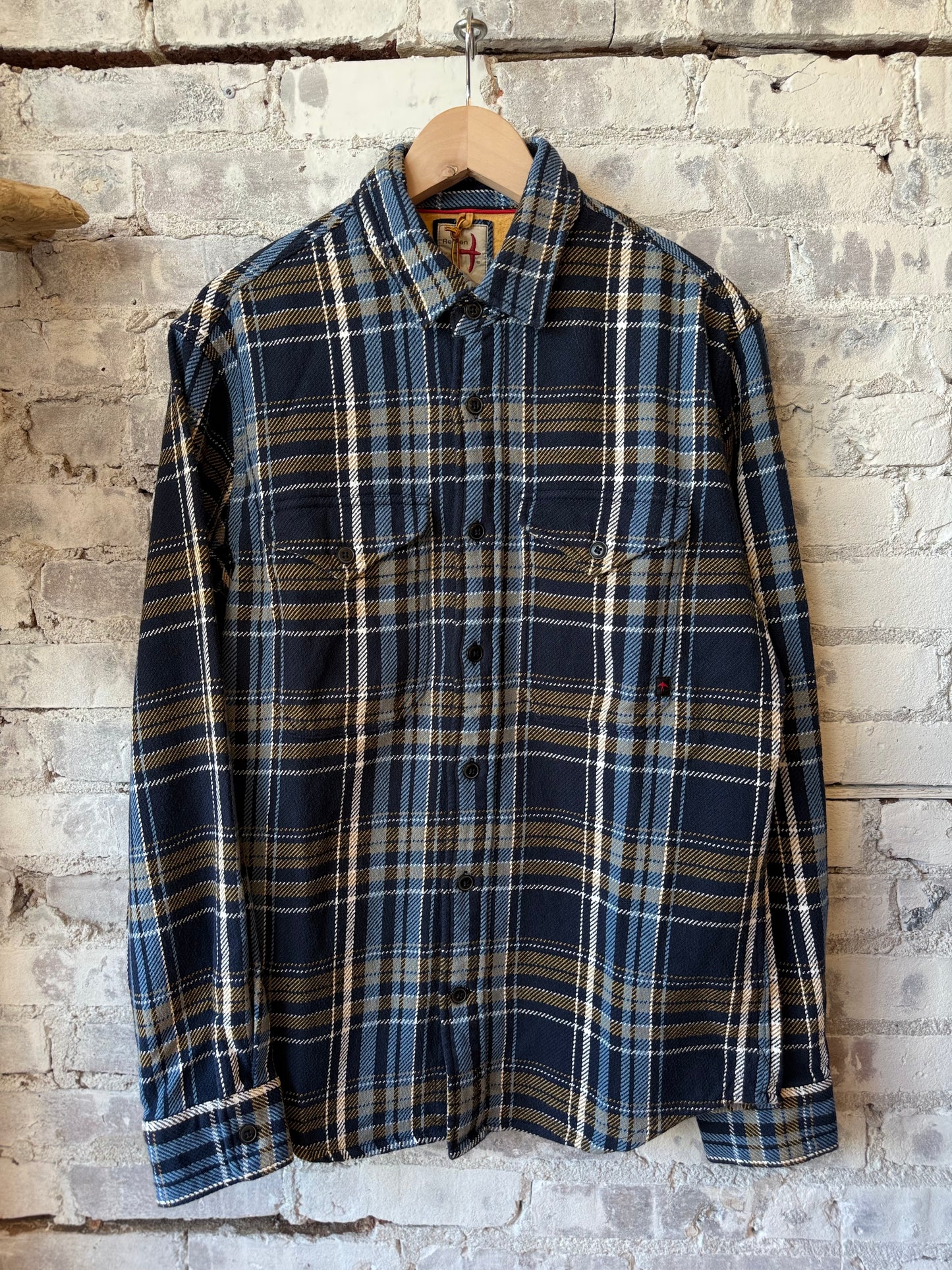Mountain Flannel - Navy Multi Plaid