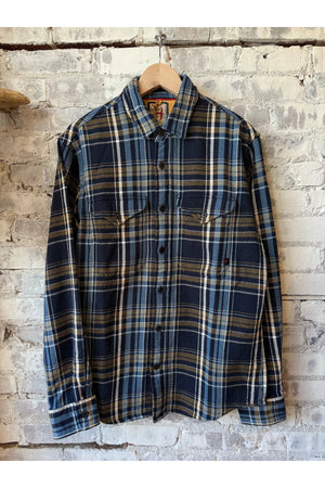Mountain Flannel - Navy Multi Plaid