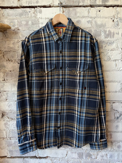 Mountain Flannel - Navy Multi Plaid