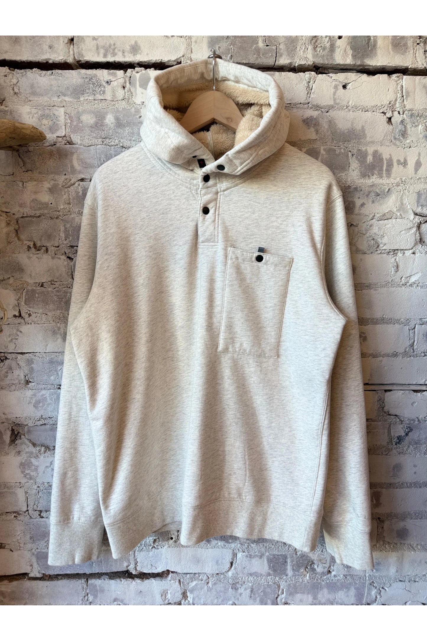 Superfleece Hoodie - Chalk Heather