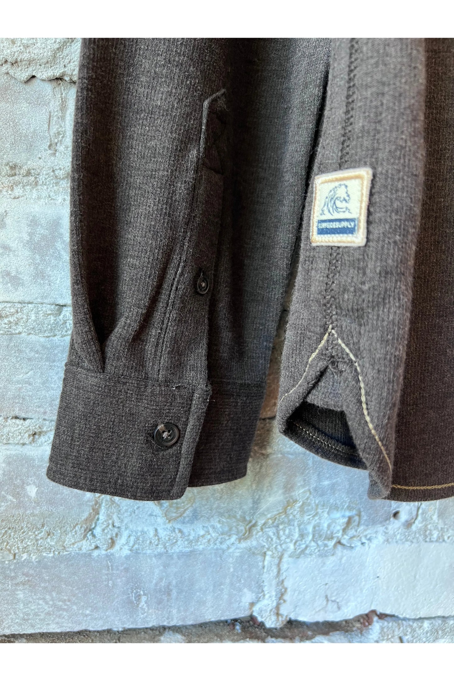 Rex Soft Knit Shirt - Dark Brown Heather - DUNE + SALT