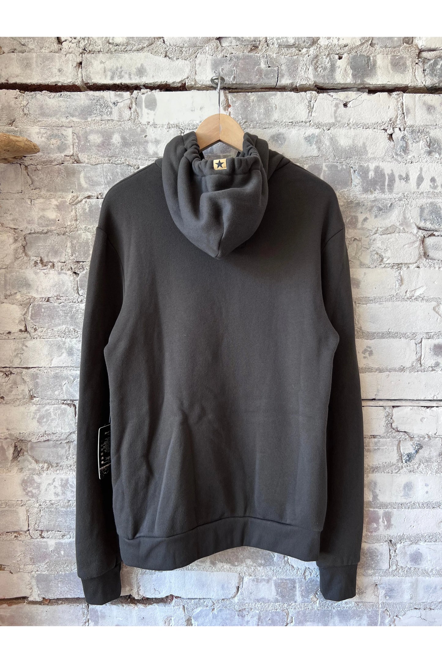 "Bruce Crowd" Pullover Hood - Faded Black - DUNE + SALT