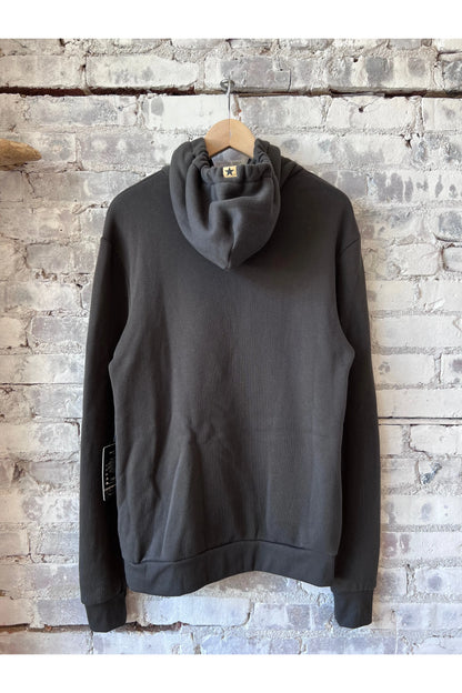 "Bruce Crowd" Pullover Hood - Faded Black - DUNE + SALT