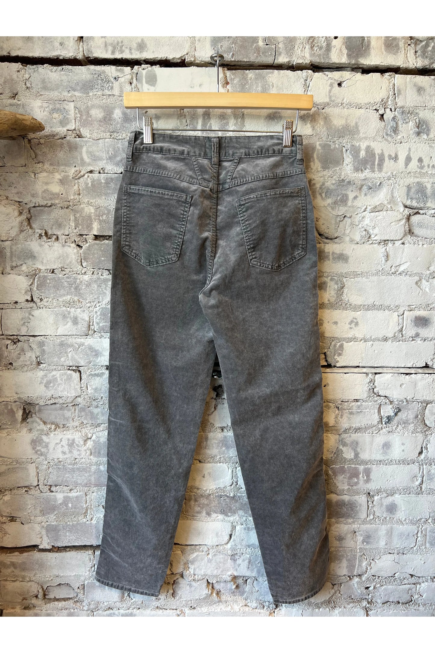 Pedal Pusher Velvet Heritage Pant - Rain - DUNE + SALT
