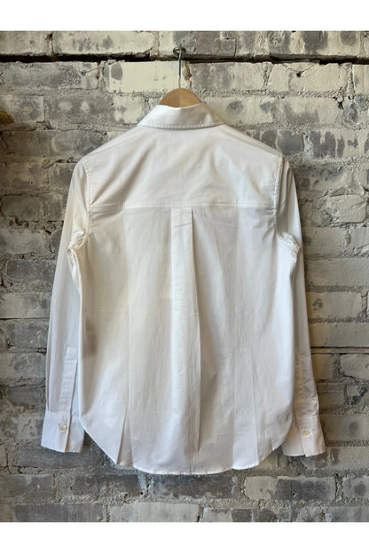 Poplin Blouse - White - DUNE + SALT