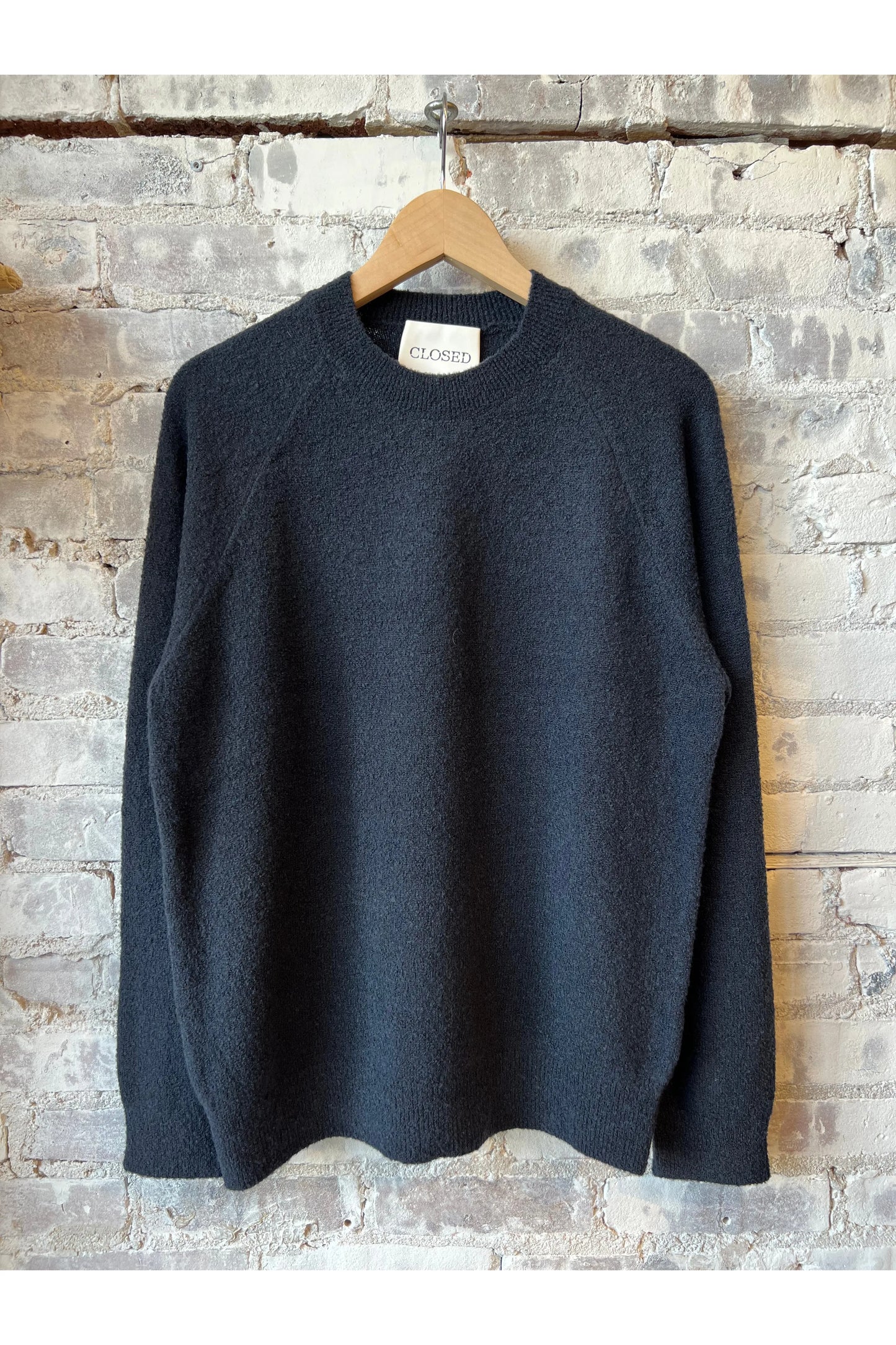 Wool Raglan Jumper - Dark Night - DUNE + SALT