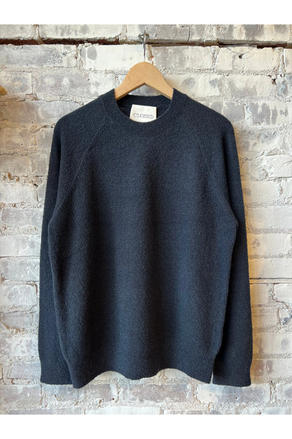 Wool Raglan Jumper - Dark Night - DUNE + SALT