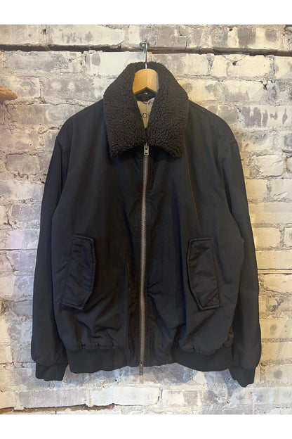 Nylon Flight Jacket - Ebony - DUNE + SALT