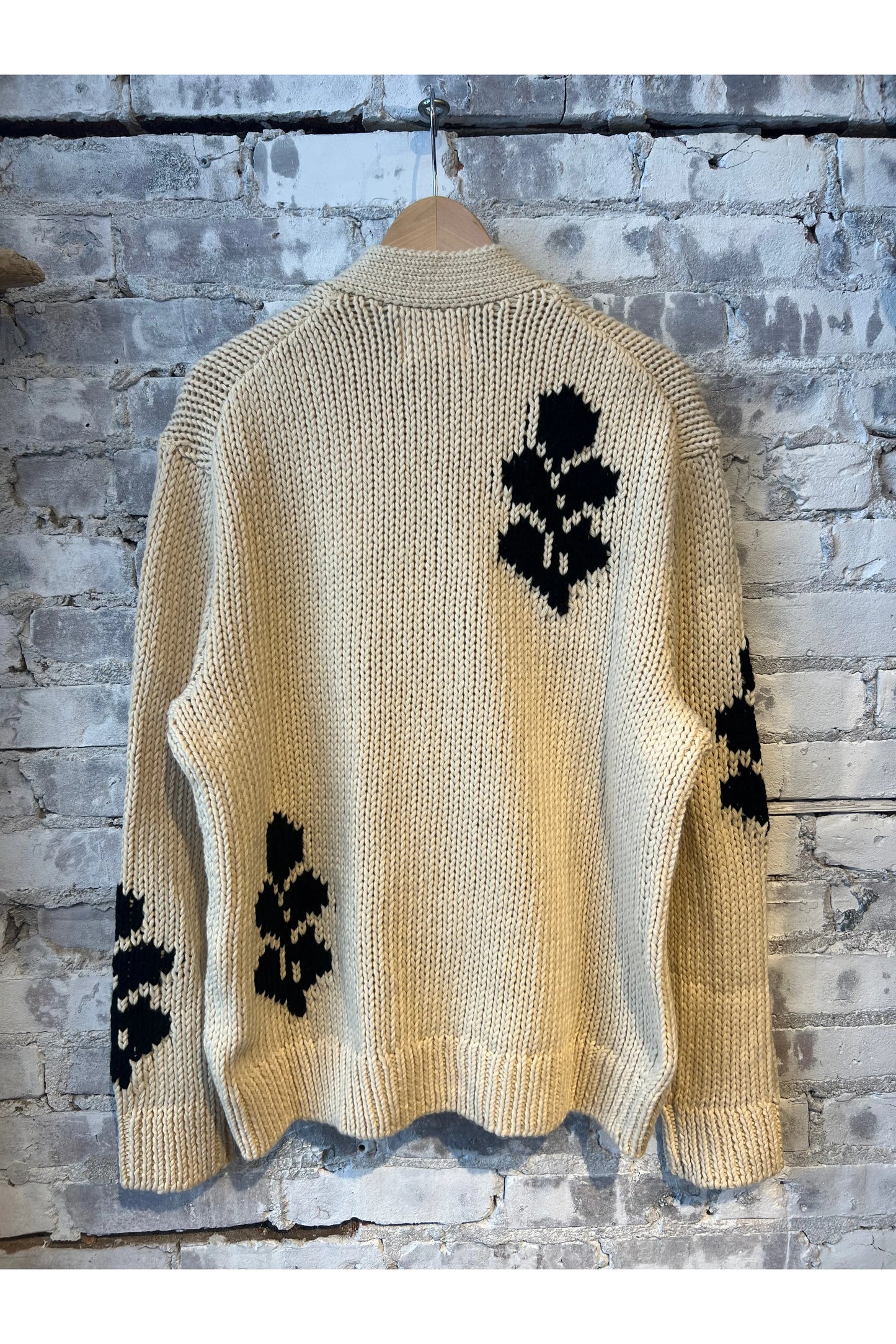 Mika Intarsia Cardigan - Ecru - DUNE + SALT