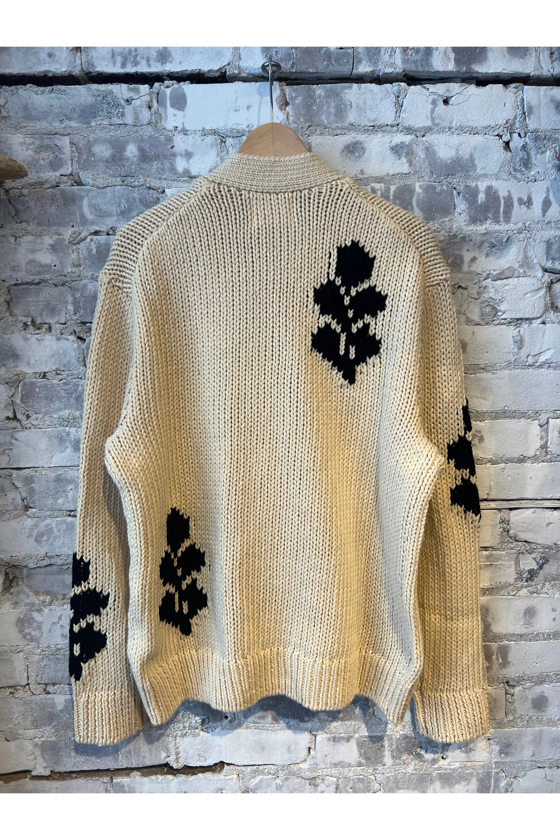 Mika Intarsia Cardigan - Ecru - DUNE + SALT