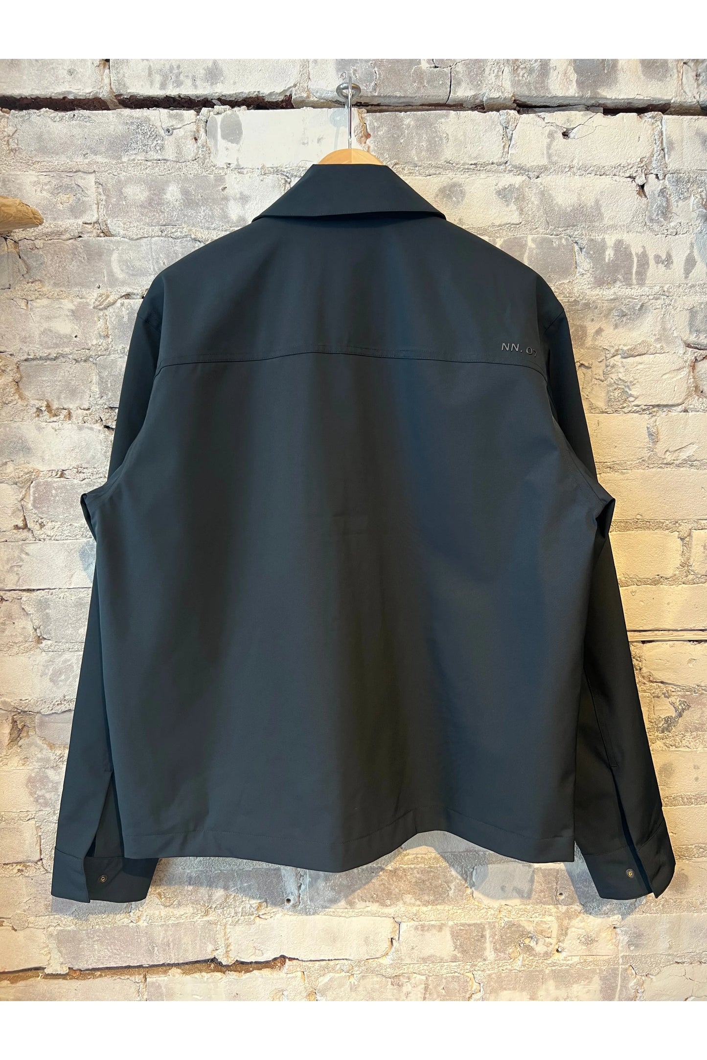 Alban Cotton Blend Overshirt - Navy Blue - DUNE + SALT