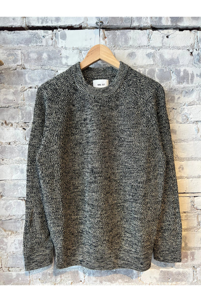 Jacobo Knitted Sweater - Black Multi - DUNE + SALT