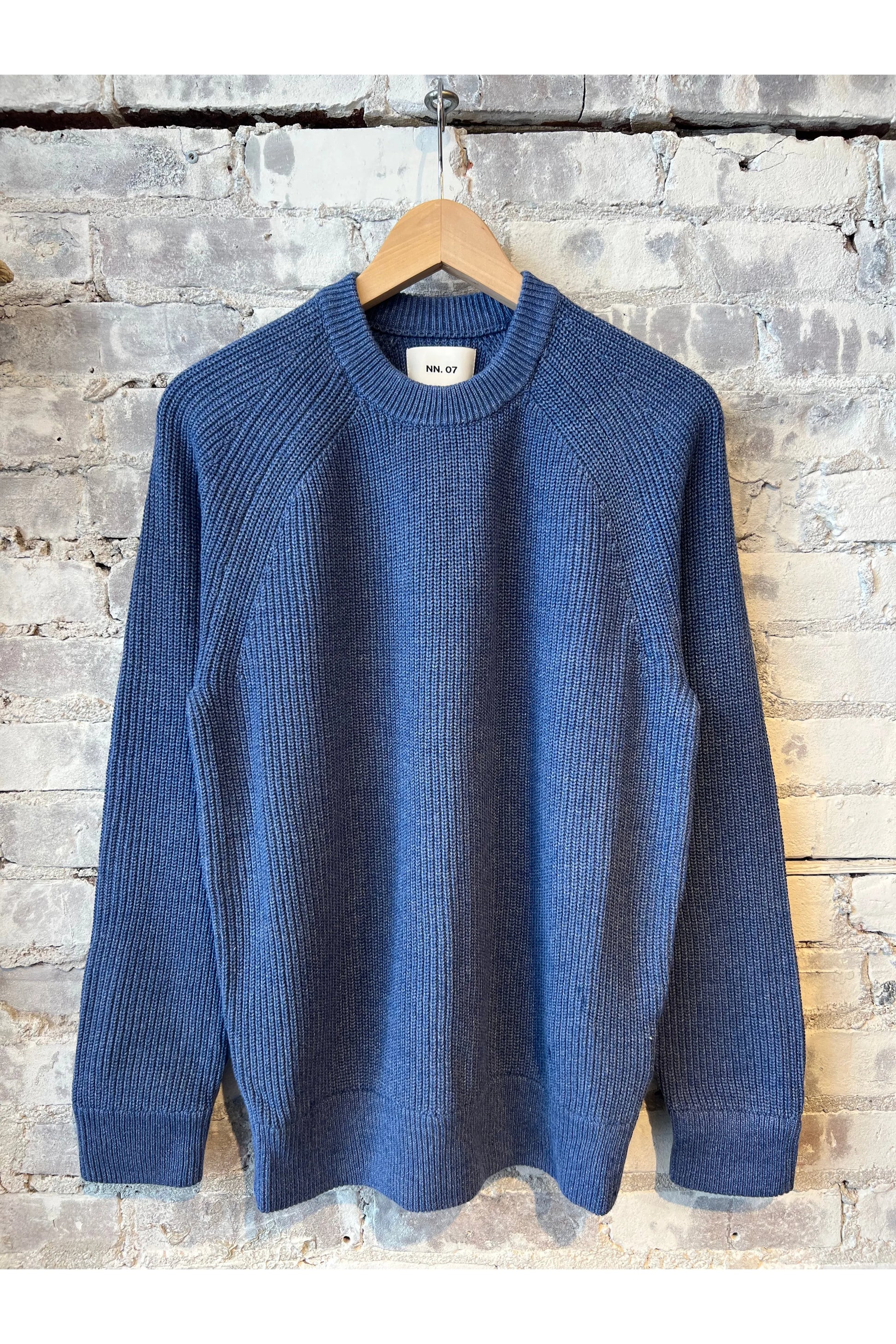 Jacobo Knitted Sweater - Gray Blue - DUNE + SALT