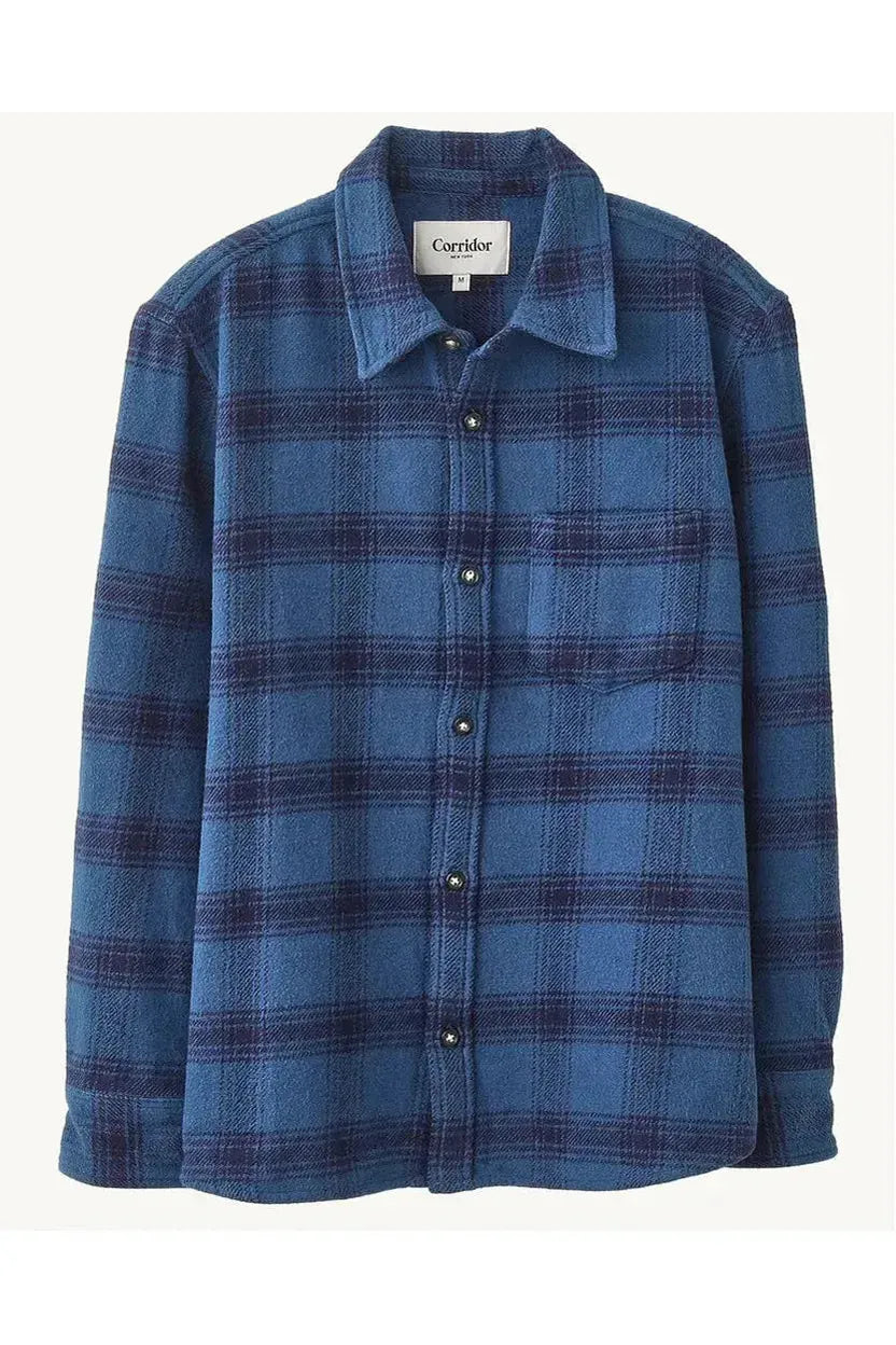 Appalachian Plaid LS - Navy - DUNE + SALT