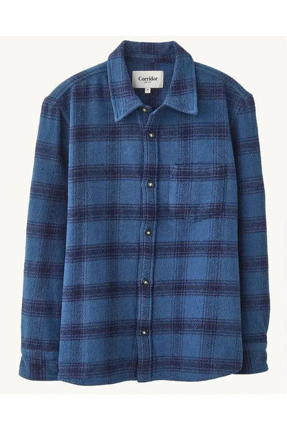 Appalachian Plaid LS - Navy - DUNE + SALT
