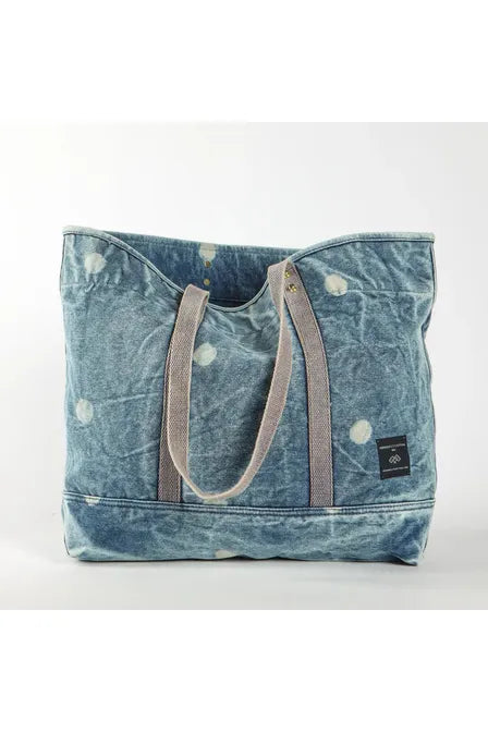 Large East West Tote - Denim Moon - DUNE + SALT