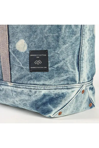 Large East West Tote - Denim Moon - DUNE + SALT