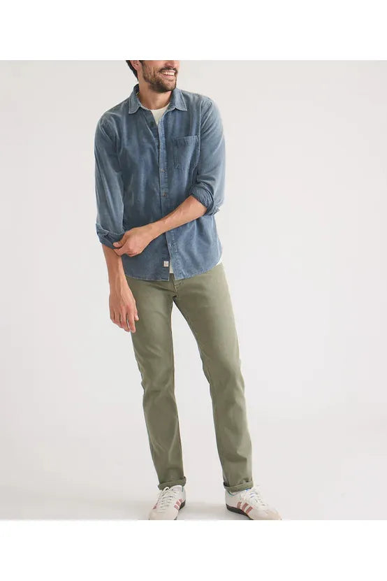 Lightweight Corduroy Shirt - Indigo - DUNE + SALT