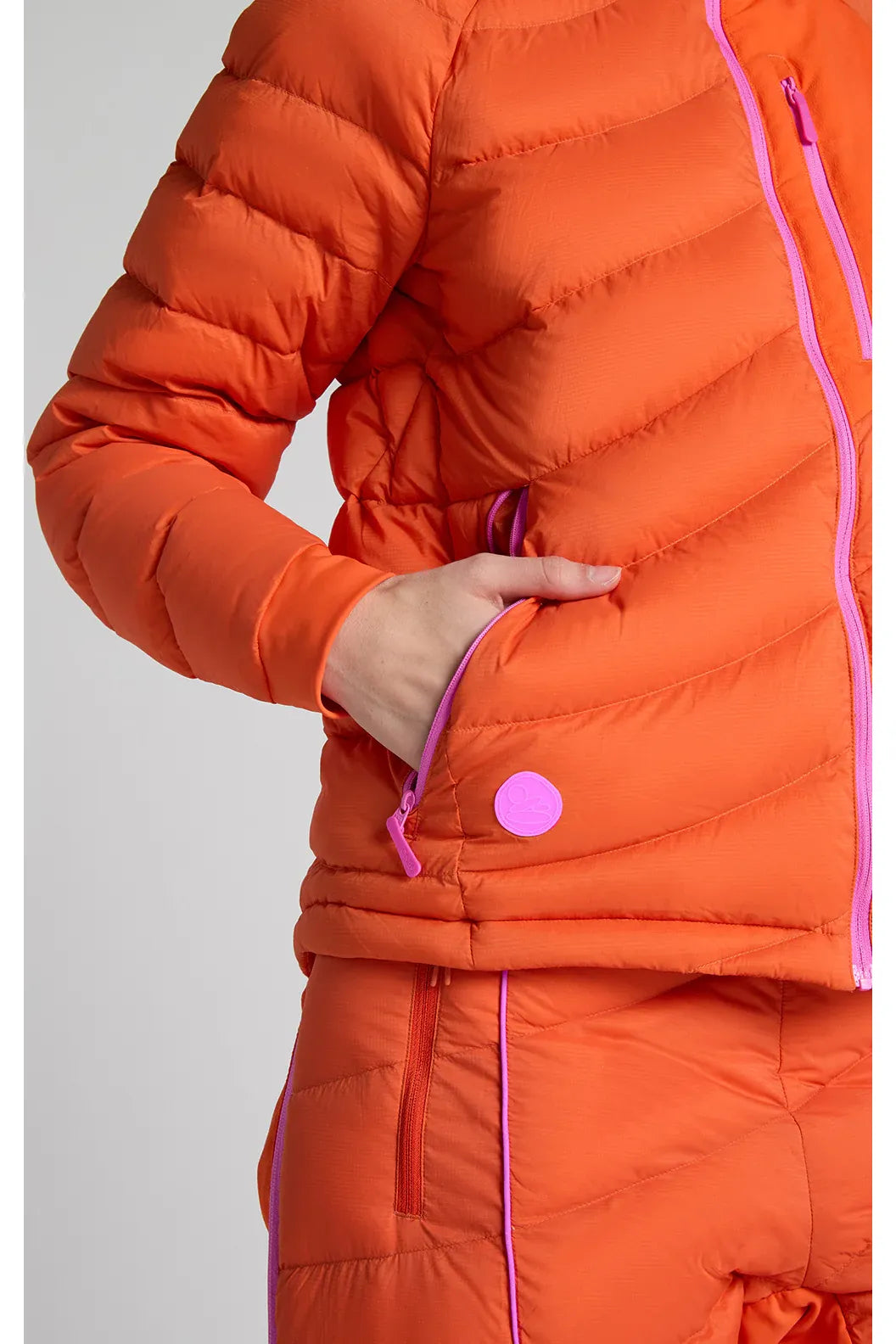 Wildpuff Packable Removable Hood Jacket - Spicy