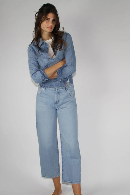 Mantra Wide Barrel Jean - Lake - DUNE + SALT