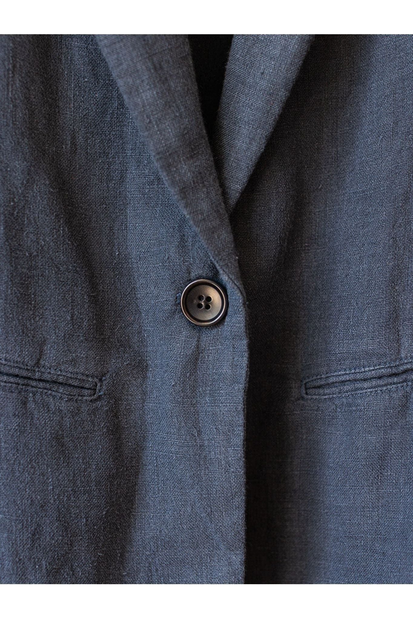 Virna Linen Jacket - Midnight - DUNE + SALT