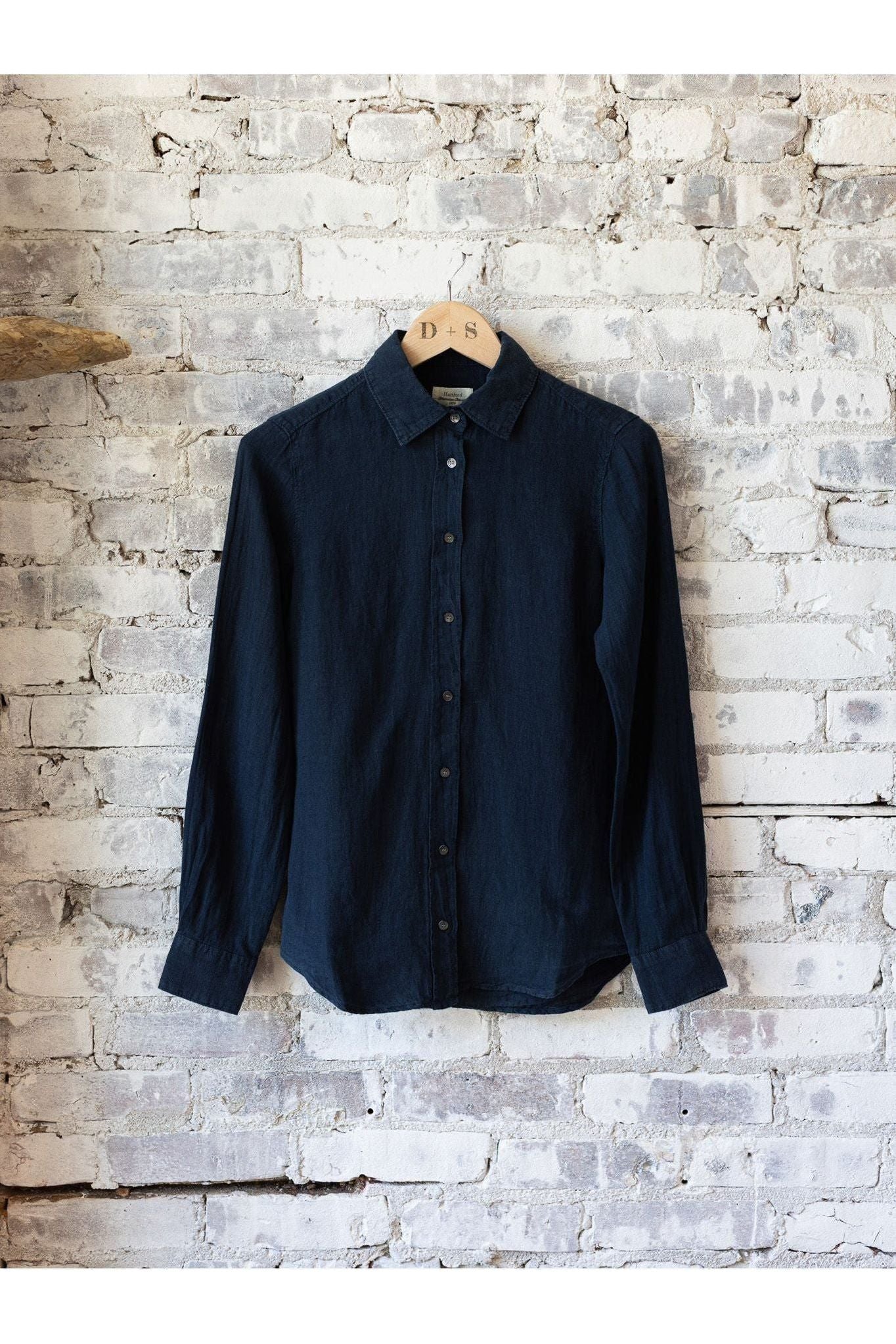 Coraz Linen Shirt - Midnight - DUNE + SALT