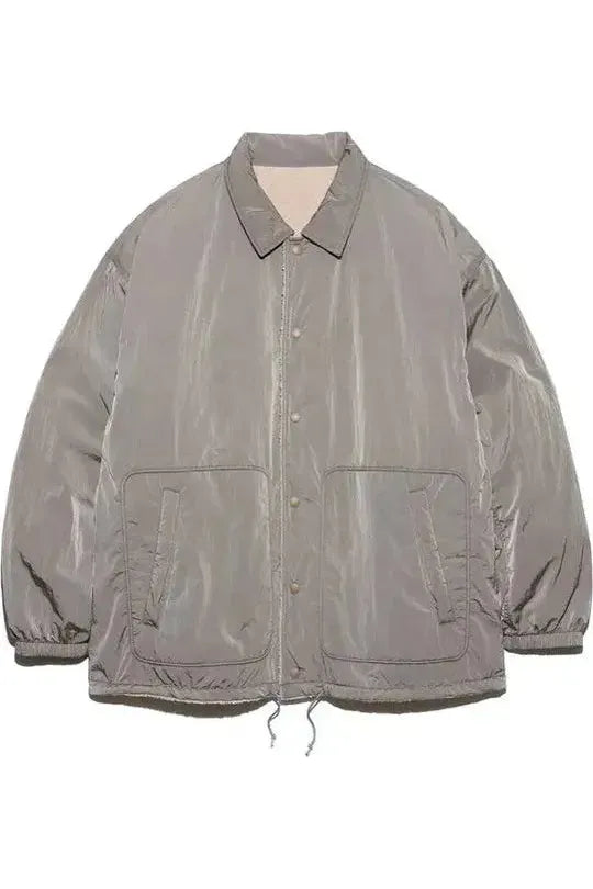 Reversible Wind Jacket - Beige - DUNE + SALT