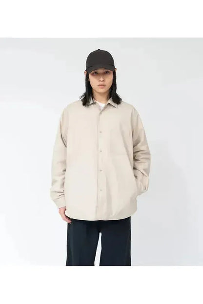 Insulation Shirt Jacket - Beige - DUNE + SALT
