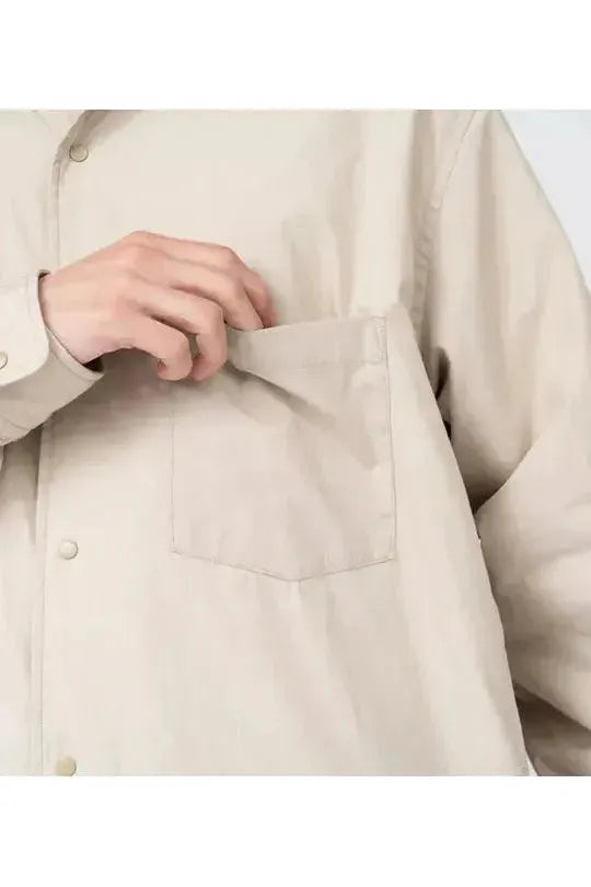 Insulation Shirt Jacket - Beige - DUNE + SALT
