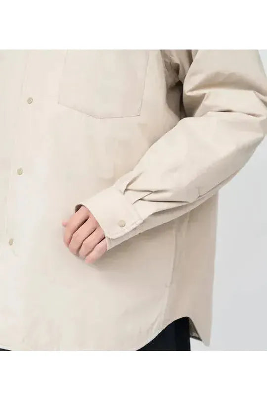 Insulation Shirt Jacket - Beige - DUNE + SALT