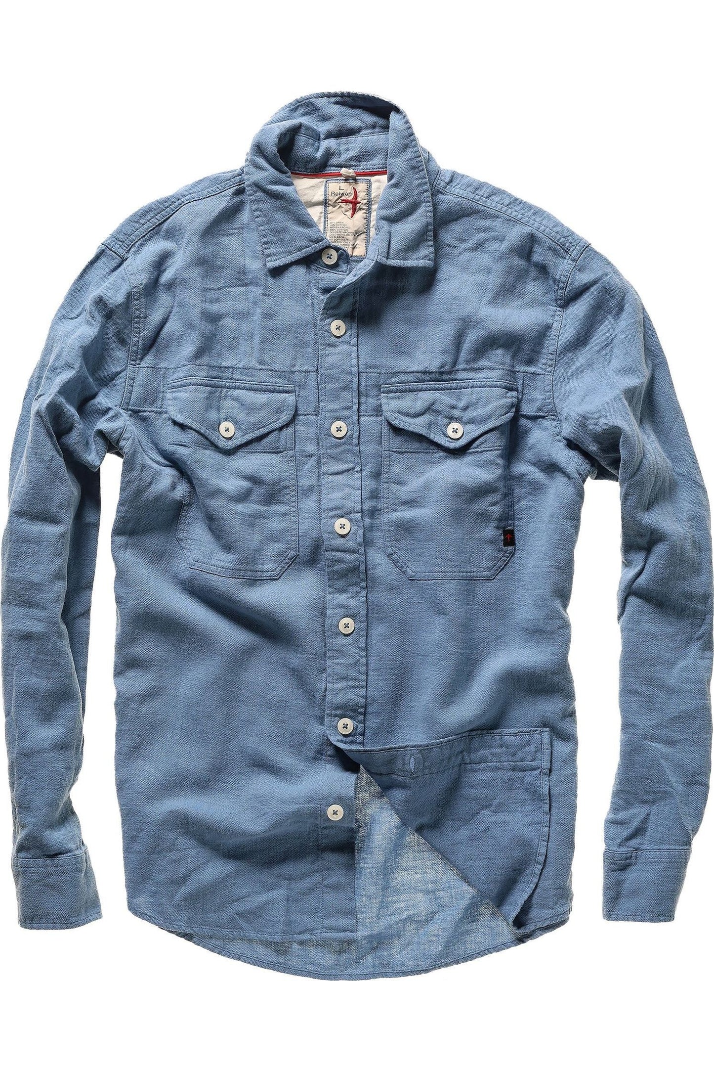 Linen Workshirt - French Blue - DUNE + SALT