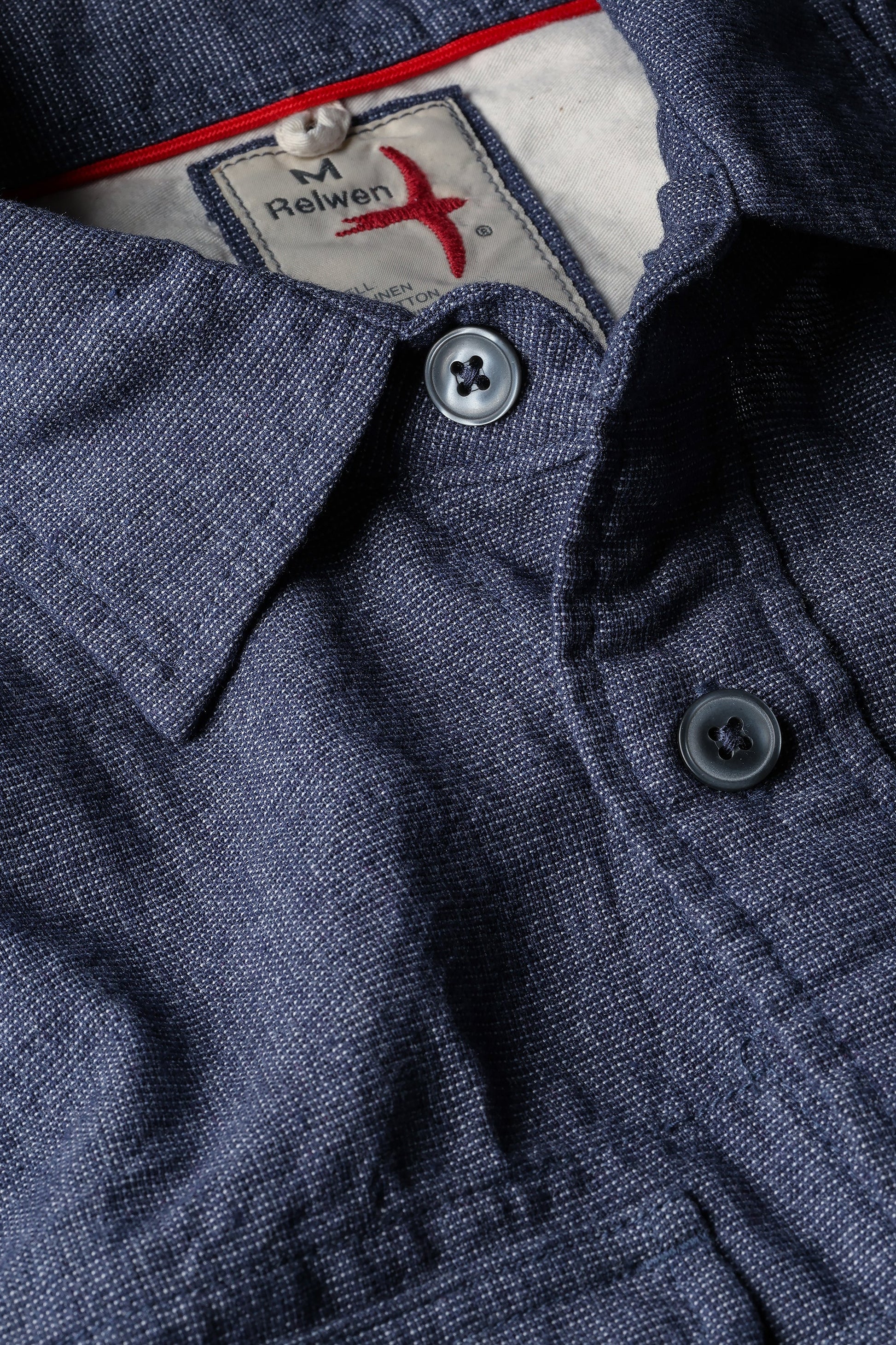 Linen Workshirt - Navy - DUNE + SALT