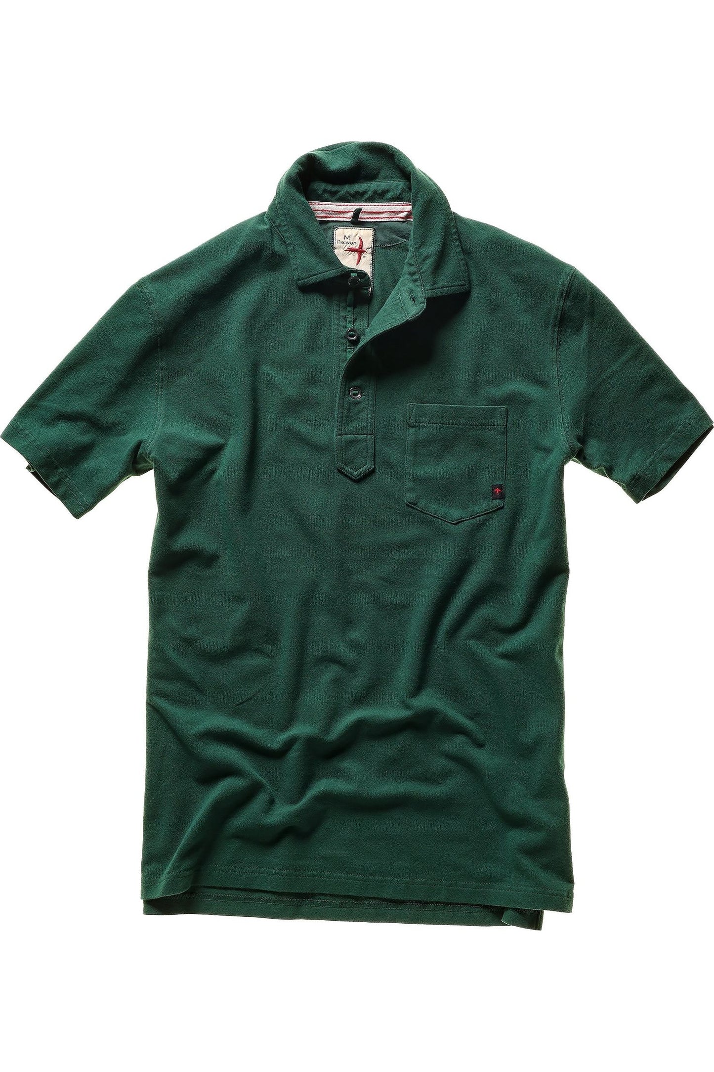Pique Slot Polo - Forest Green - DUNE + SALT