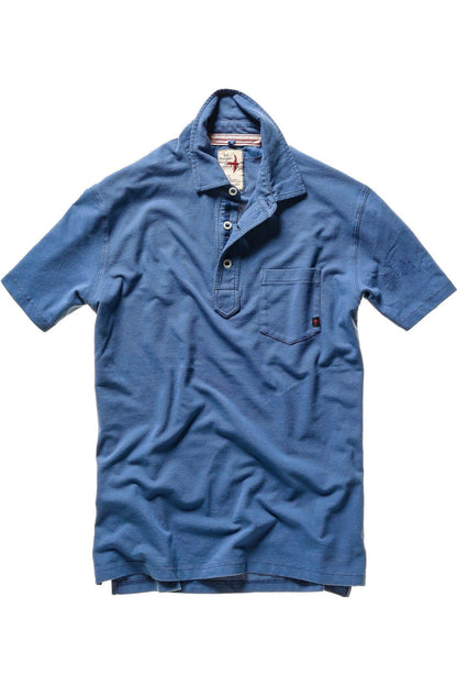 Pique Slot Polo - Marine Blue - DUNE + SALT
