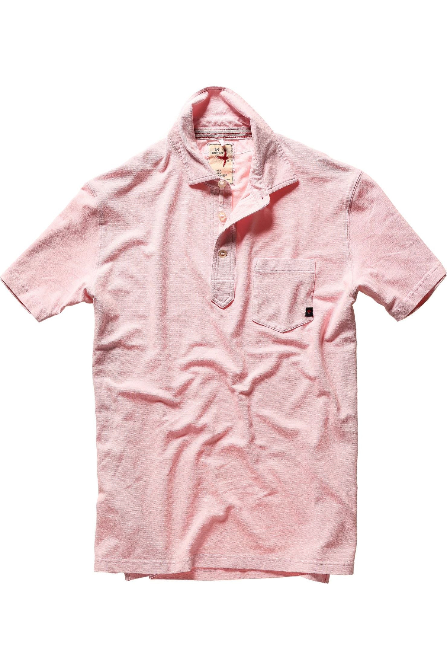 Pique Slot Polo - Pale Pink - DUNE + SALT