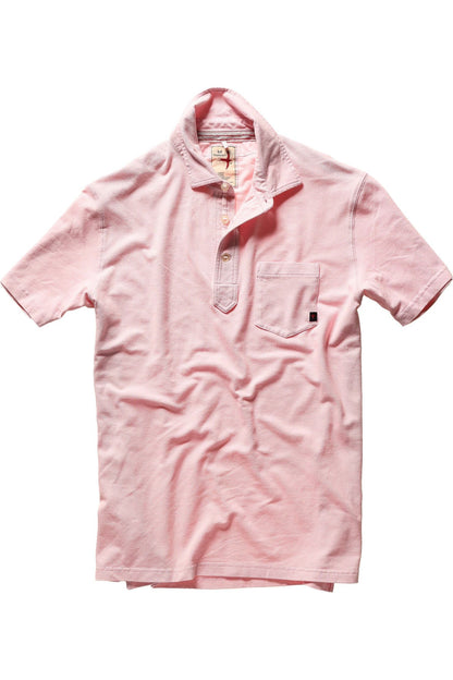 Pique Slot Polo - Pale Pink - DUNE + SALT
