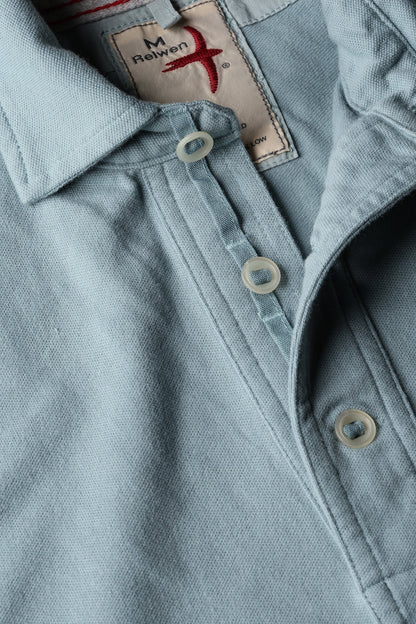 Pique Slot Polo - Pumice - DUNE + SALT