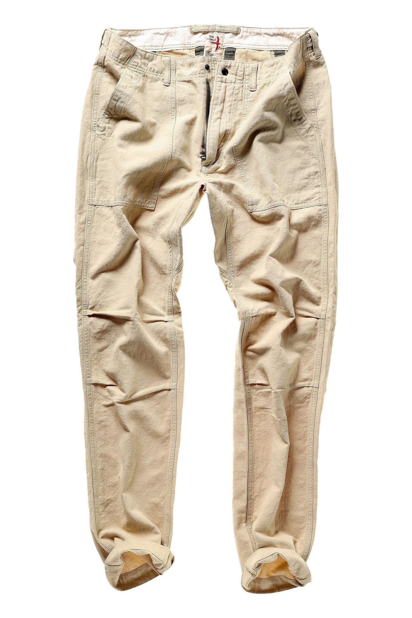 Cotton/Linen Supply Pant - Light Khaki - DUNE + SALT