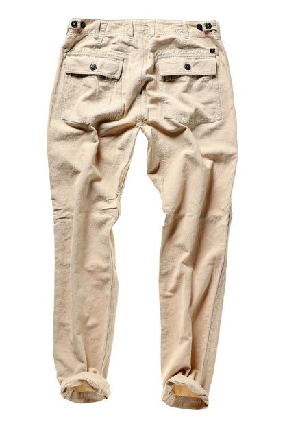 Cotton/Linen Supply Pant - Light Khaki - DUNE + SALT