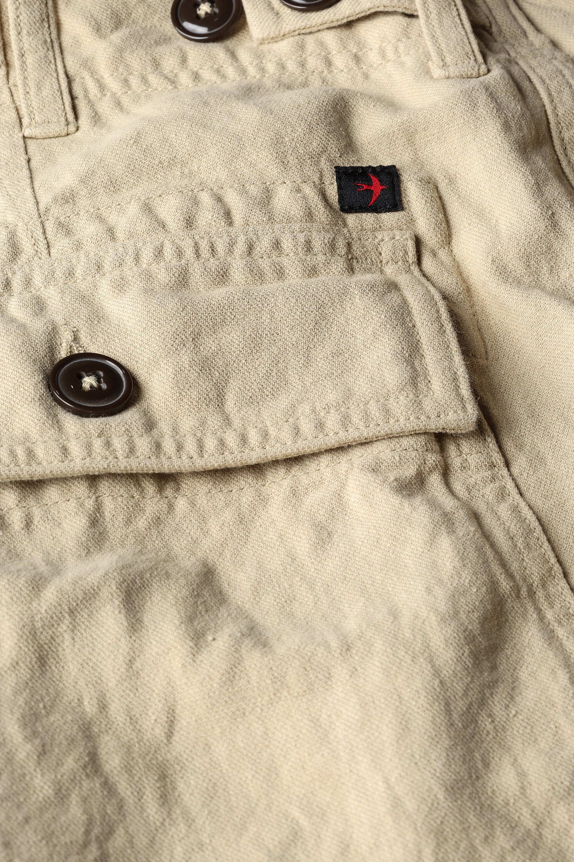 Cotton/Linen Supply Pant - Light Khaki - DUNE + SALT