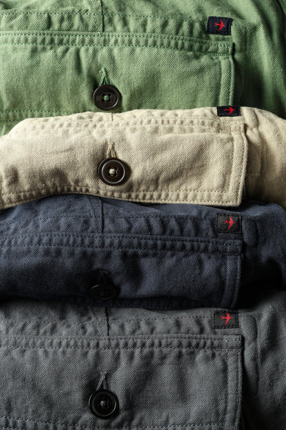 Cotton/Linen Supply Pant - Navy - DUNE + SALT