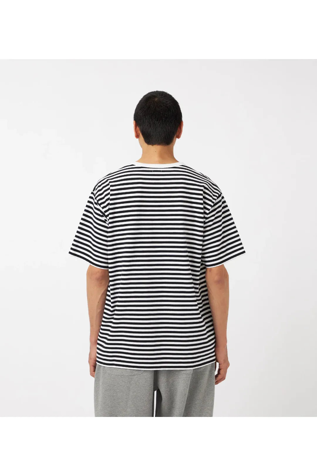 COOLMAX Stripe Jersey Tee - Black/Navy