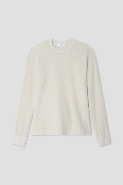L/S Crew Waffle Tee - Ash